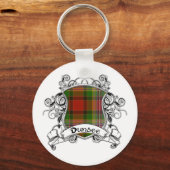 Dundee Tartan Shield Sleutelhanger (Voorkant)