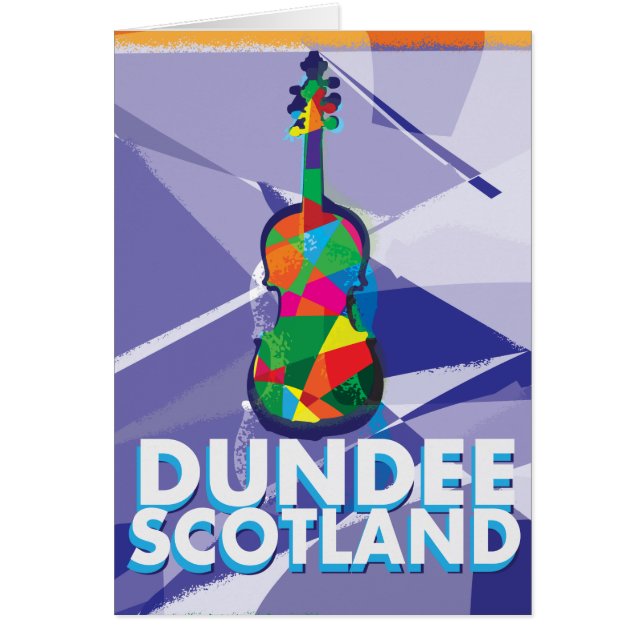 Dundee vintage reisposter (Voorkant)