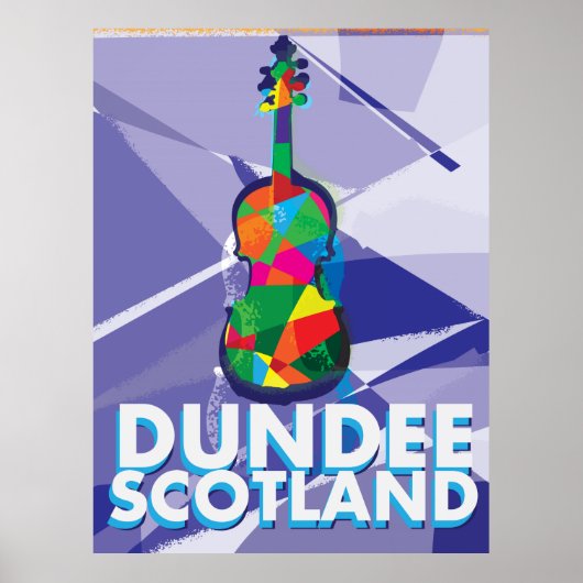 Dundee vintage reisposter poster (Voorkant)