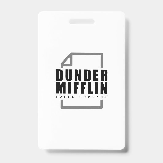 Dunder Mifflin Badge (Voorzijde)