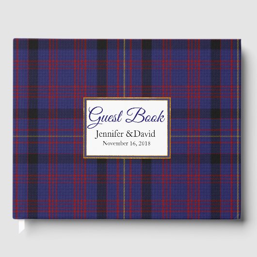 Dundonald Plaid Mariage livre d'or (Recto)
