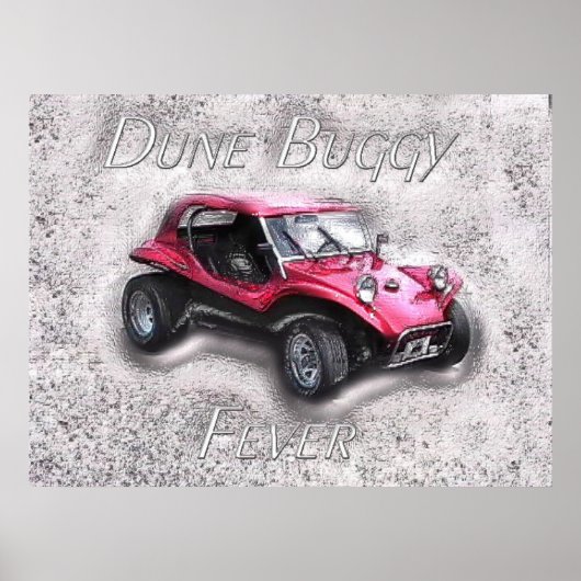 Dune Buggy Fever Poster (Voorkant)