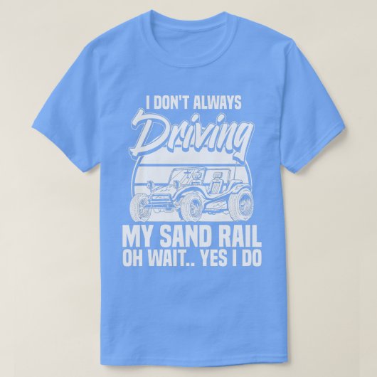 Dune Buggy Sand Rail Car Racing Beach Desert Rc Dr T-shirt (Design voorkant)