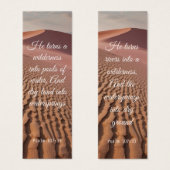 Dune de sable du désert Désolation Élégante Bible  (Devant & derrière)