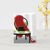 D'une femme de la nuit carte de note de vestiaire (Fleur jaune)