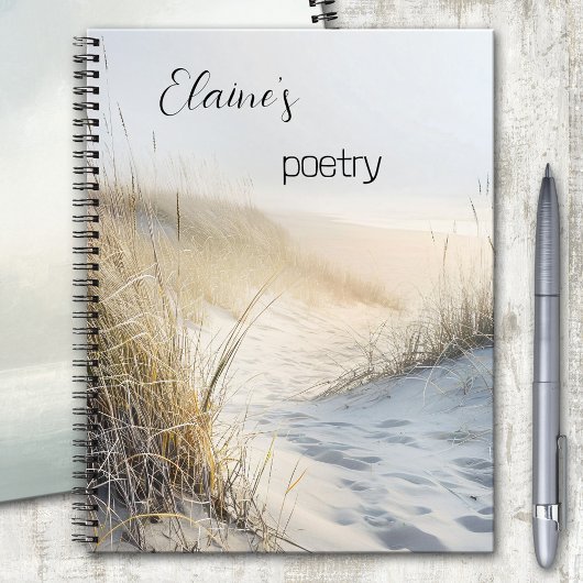 Dune Grass Beach Poetry Notitieboek