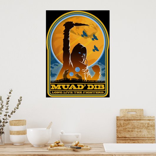 Dune MUAD DIB Poster (Keuken)