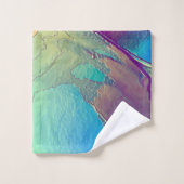 Dune rocheuse de couleur dégradante avec doux bril (Gant de toilette)