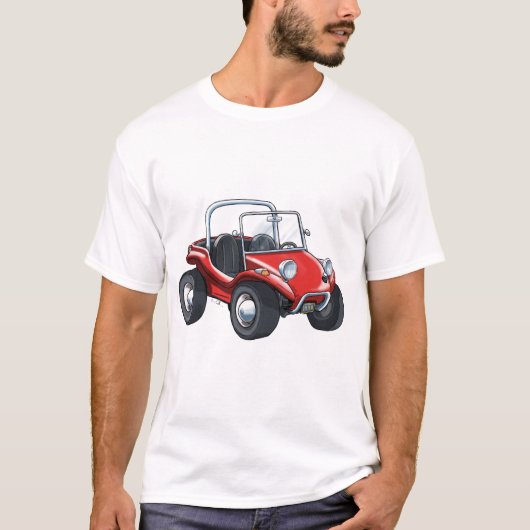 Dunebuggy uitzicht vooraan t-shirt (Voorkant)