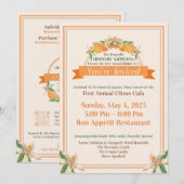 Dunedin History Museum 2025 Citrus Gala Kaart (Voorkant / Achterkant)