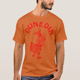 Dunedin Nieuw-Zeeland Retro Tourist Souvenir T-shirt
