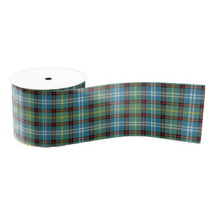 Dunedin Nieuw-Zeeland Tartan Plaid Grosgrain Lint