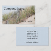 Dunegras en strandhek visitekaartje (Voorkant / Achterkant)