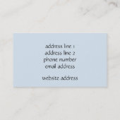 Dunegras en strandhek visitekaartje (Achterkant)