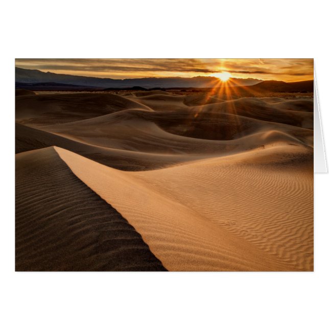 Dunes de sable doré, Death Valley, CA (Devant horizontal)