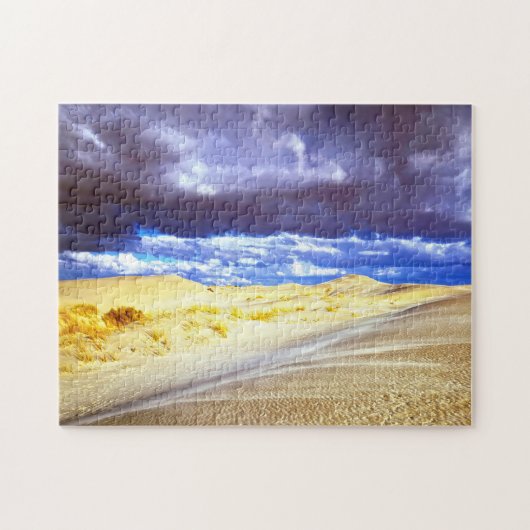 Dunes de sable Nebraska. Jigsaw Puzzle (Horizontal)