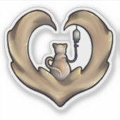 Dunes of Love Sticker (Voorkant)