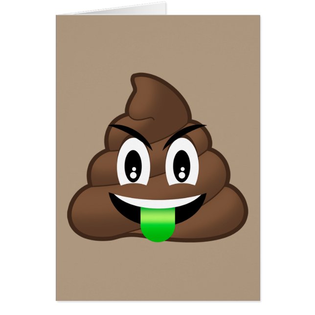 Dunette folle Emoji de langue verte (Devant)