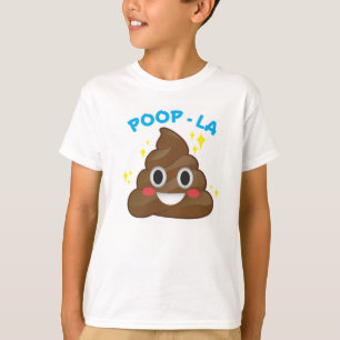 Dunette - T-shirt heureux de Poo Emoji de La