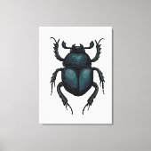 Dung beetle canvas afdruk (Voorkant)