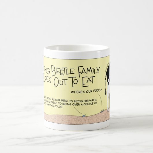 Dung Beetle Family gaat eten Koffiemok (Center)