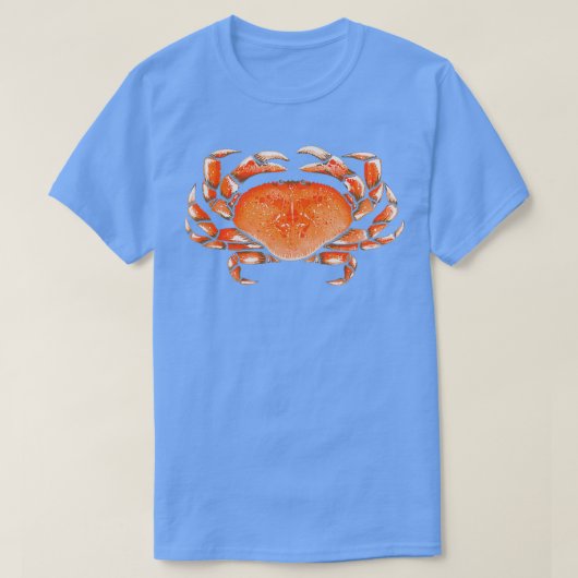 Dungeness Crab Artwork T-shirt (Design voorkant)
