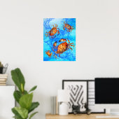 Dungeness Crabs Poster (Thuiskantoor)
