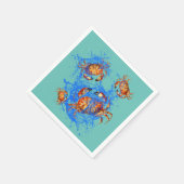 Dungeness Crabs Servet (Hoek)