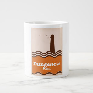 Dungeness Kent  stijl reisposter Extra Grote Beker