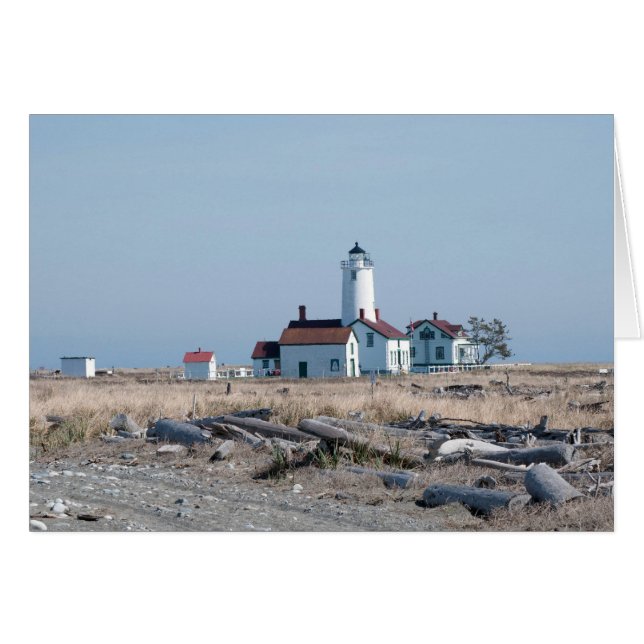 Dungeness Spit Lighthouse in Sequim, WA (Voorkant Horizontaal)