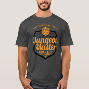 Dungeon Master Gamer RPG-dice-cadeau T-shirt