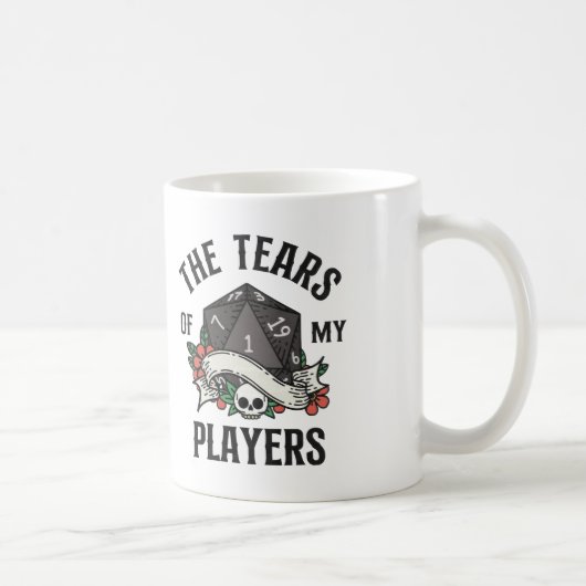 DUNGEON MASTER MUG Tears of My Players, DnD Mug (Droite)