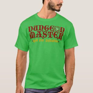 Dungeon Master Roll voor Initiatief T-shirt