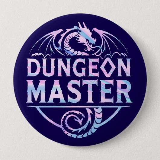 Dungeon Master Ronde Button 4,0 Cm (Voorkant)