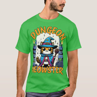 Dungeon Meester Rollenspel Dungeon Master Cat T-shirt