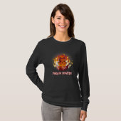 Dungeon Meowster Cat DM Role Player RPG Tabletop T-shirt (Voorkant volledig)