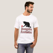 Dungeon Meowster Funny RPG Cat met Dice T-shirt (Voorkant volledig)