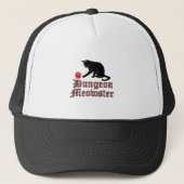 Dungeon Meowster Funny RPG Cat met Dice Trucker Pet (Voorkant)