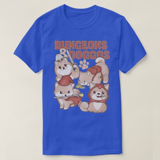Dungeons amp Doggos T-shirt (Design voorkant)