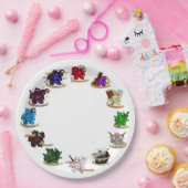 Dungeons and Dragons Class Dice Design Papieren Bordje (Feest)