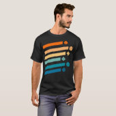 Dungeons Dice Tshirt, D20 Dragons Tshirt, Retro D2 T-shirt (Voorkant volledig)