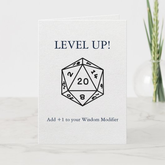 Dungeons & Dragons: +1 toevoegen aan uw Wisdom Mod Kaart (Voorkant)
