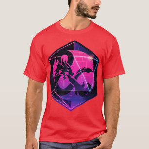 Dungeons Dragons Ampersand in 3D Dice T-shirt