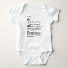 Dungeons & Dragons Baby Stat Block Romper