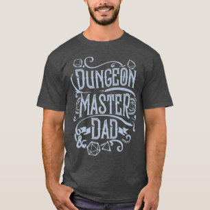 Dungeons Dragons Fathers Day Dungeon Master Dad Fa T-shirt