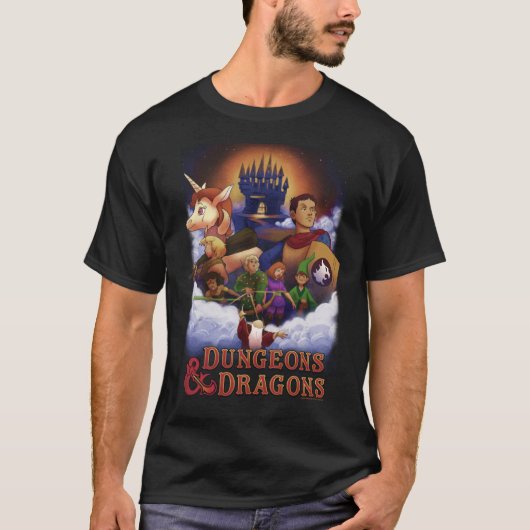 Dungeons & Dragons Group Shot Epic Poster T-shirt (Voorkant)