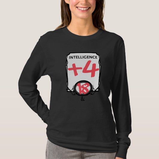 Dungeons & Dragons Intelligence T-shirt (Voorkant)