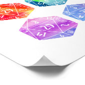 Dungeons en Dragons, D20 Poster (Hoek)