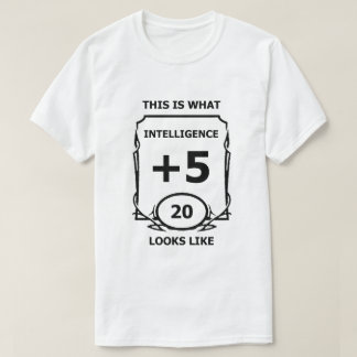 Dungeons en Dragons Intelligence T Shirt