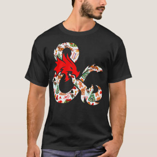 Dungeons en dragons kerst t-shirt
